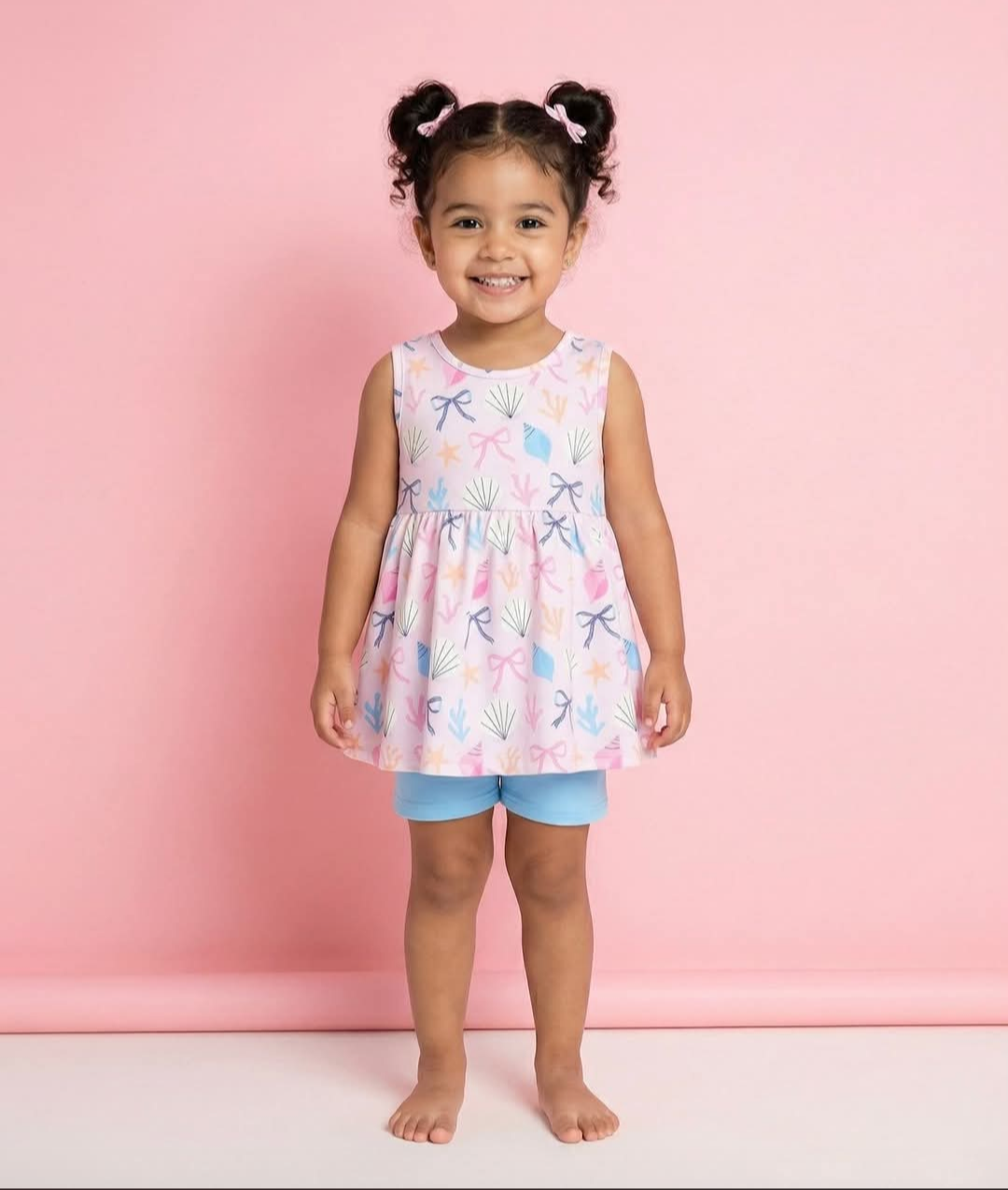 Shell Belle 2 Piece Capri Set