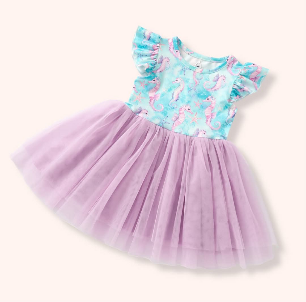 under the sea, seahorse dress